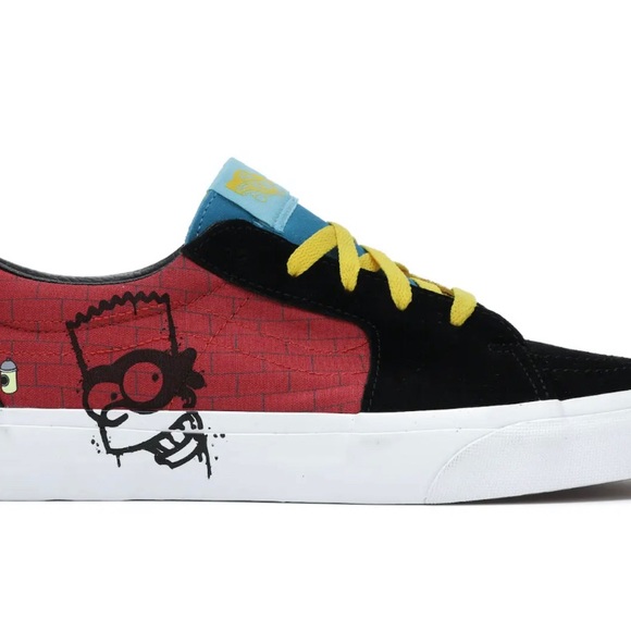 NWT VANS Sk-8 El Barto Sneakers! (Simpsons) - Picture 2 of 9